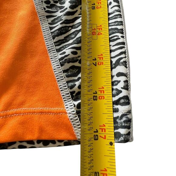 Nike Dri-FIT Orange & Leopard Print Leggings - Size S - Picture 4 of 5